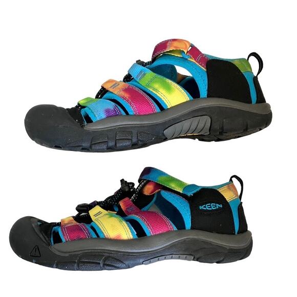 Keen Newport Retro Tie Dye Hiking Sandals Size 5 - Picture 1 of 4